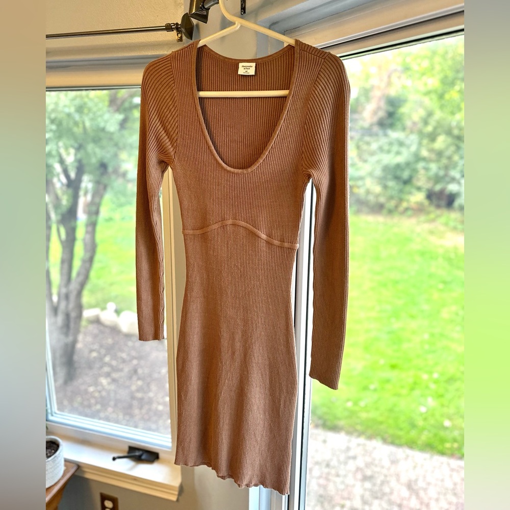 A&F mini sweater dress